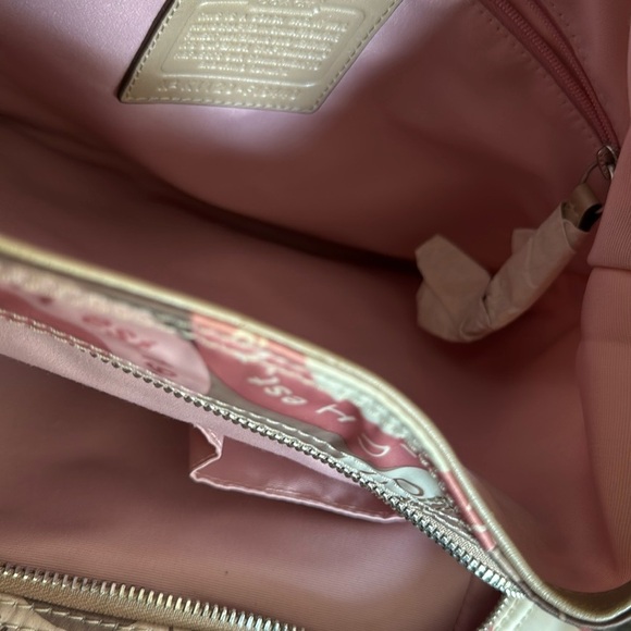 Coach snaphead sateen  Pink and Brown Retro Hobo Bag NWOT - Picture 12 of 16